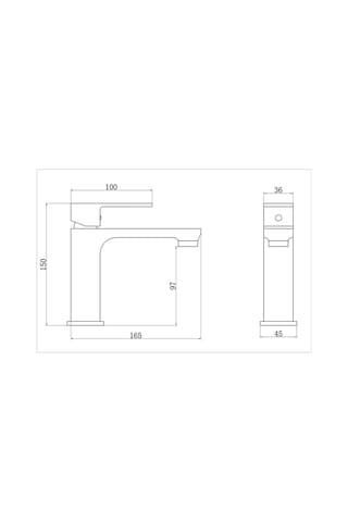 Boheme Fleko Levi Siyah Lavabo Bataryası Siyah