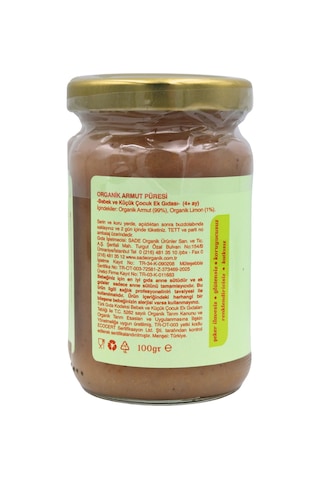 Sade Organik Armut Püresi 100 Gr. 2 Li
