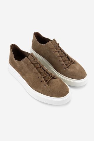 Valmenti Erkek Hakiki Deri Kahverengi Sneakers & Spor Ayakkabı 352 24376 Erk Ayk Y26 Sıgaro Suet
