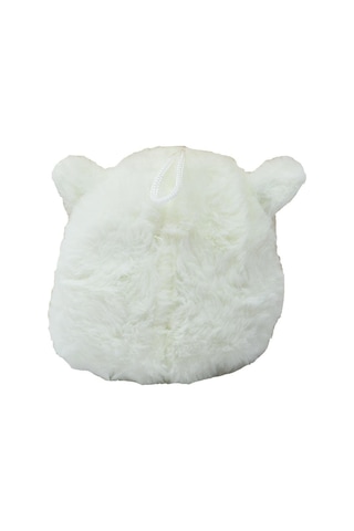 Sevimli Sesli Mini Kuzu Peluş Beyaz 10 Cm - Uyku Ve Oyun Arkadaşı Peluş Oyuncak Beyaz