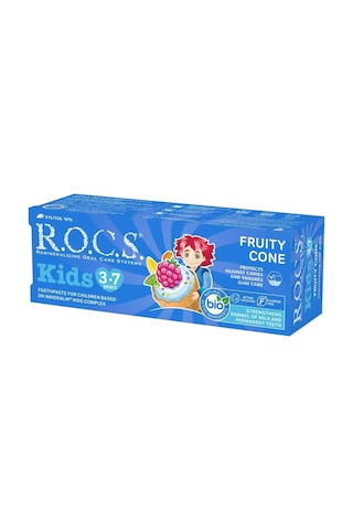 .kids Diş Macunu 3-7 Yaş 35 Ml Meyve Külahı Çok Renkli