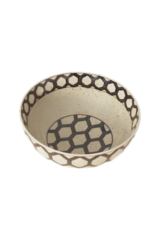 Yargıcı Geometrik Desenli Seramik Kase 26x11 Cm 26ynha1110m St