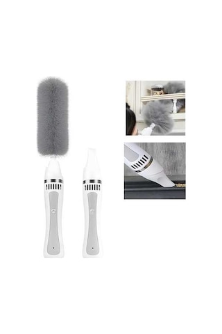 Prestigegoods Kablosuz Elektrikli Toz Toplayıcı - Mobilya, Perde, Klavye Ve Araç Temizliği İçin Pratik Fırça