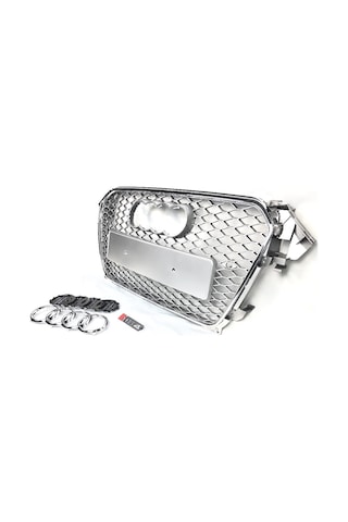 Audi A4 Rs4 Ön Panjur Izgara 2012 / 2015 Krom Gri
