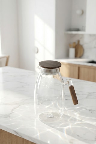 Pureglass Akasya Kapaklı Cam Sürahi - 2200 Ml