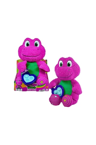 Fisher Price Barneys World Sensory Barney Peluş Oyuncak Hyg89 Mor - Yeşil
