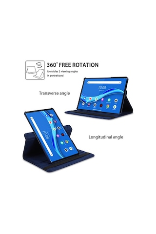Galaxy Uyumlu Tab A8 10.5 Sm-X200 Kılıf 360 Dönebilen Standlı Zırh Kapak