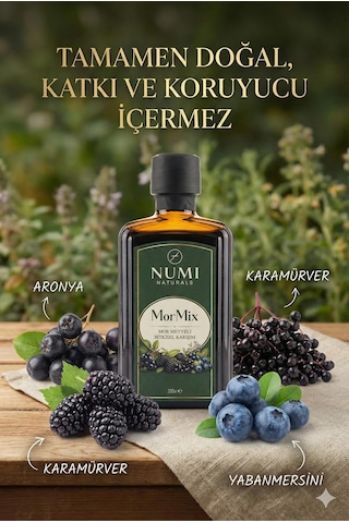Mormix Mor Meyveli Bitkisel Karışım %100 Doğal Katkısız 350 Gr