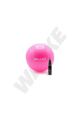 Walke 55 cm Deluxe 140 cm - 159 cm Boy Aralığında Olanlar İçin Uygun Fuşya Pilates Topu ve Pompa Seti