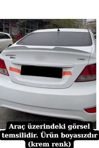Accent Blue Spoiler Bagaj Üstü Spoyler Spoylır Boyasız 2011-2018