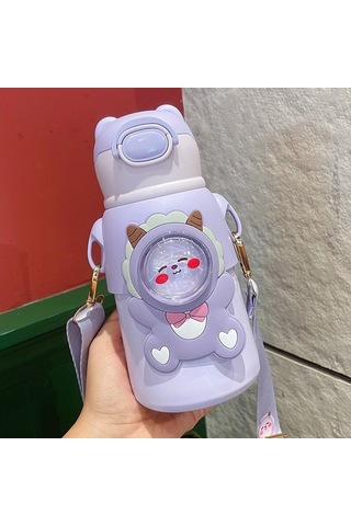 Çocuklar İçin Sağlıklı Ve Dayanıklı 316 Kalite Paslanmaz Çelik Bardak, Yemek Dostu Çocuk Kupası MAvi