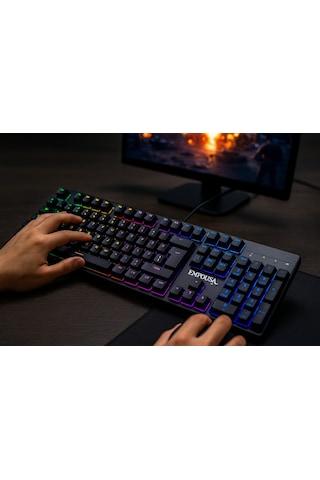 Inca Ikg-440t Kablolu Usb Siyah Gaming Klavye