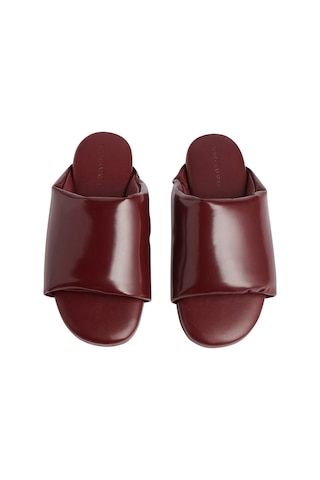Bottega Veneta Konforlu Şık Terlik - Bordo 091 Sıyah