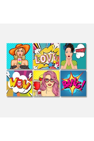 Tink Karma Popart Desenli Pvc Karo Diğer