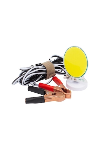 Powermaster Tm-24 Cob Ledli 13 Watt Akü Maşalı 4 Metre Kablolu Taşınabilir Seyyar Panel Lamba