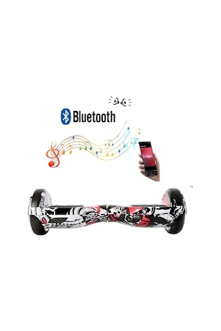 Citymate Elektrikli Kaykay Hoverboard Bluetooth 6.5 Inch Desen-06