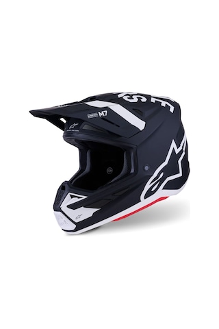 Alpinestars S-m7 Dasher Off-Road Kaskı Siyah Beyaz