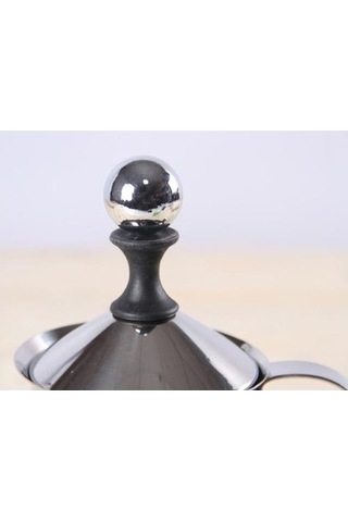 Soulader Manuel Süt Köpürtücü Çift Taraflı Tel Kremalı Süt Köpüğü Yapma Makinesi 400 Ml Paslanmaz Çelik French Press Cappuccino Latte Ekipmanı Gümüş