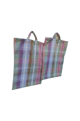 Bengi Pazar Çantası 2 Adet Döşemelik Kumaş Desenli 30 Kg Taşıma (501132518)