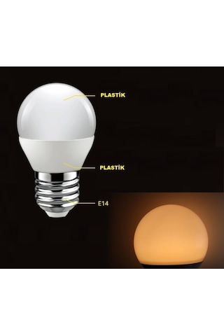 Cata Ct-4232 6w 220v E27 Duylu Edison Led Ampul Günışığı 5 Adet