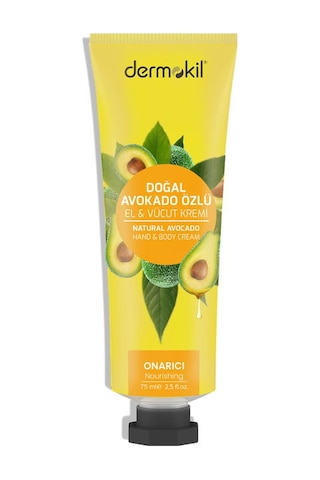 Dermokil Doğal Avakado Yağlı El Vücut Kremi 75 ML