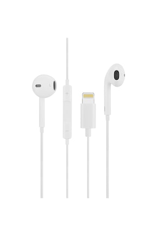 Asonic As-xk100 Beyaz Lightning Konnektörlü Bluetooth Kablolu Kulak İçi Mikrofonlu Kulaklık As-xk100