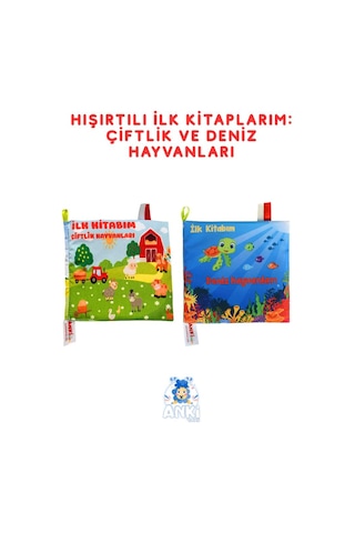 Çiftlik Hayvanları & Deniz Hayvanları Hışırtılı Kitap Seti Çiftlik Hayvanları & Deniz Hayvanları Hışırtılı Kitap Seti