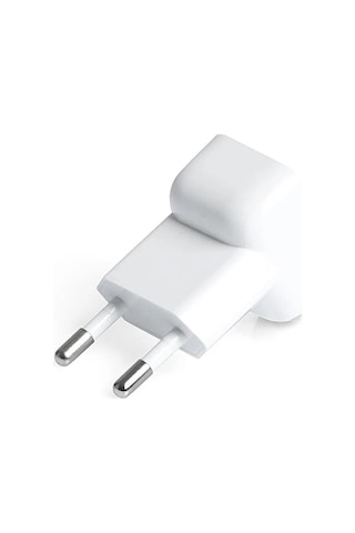 Apple Uyumlu MacBook Şarj Adaptörü Soket Çevirici Priz Ucu Plug - Başlık