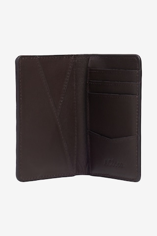 Erkek Kahverengı Suni Deri Kartlık Kahverengi