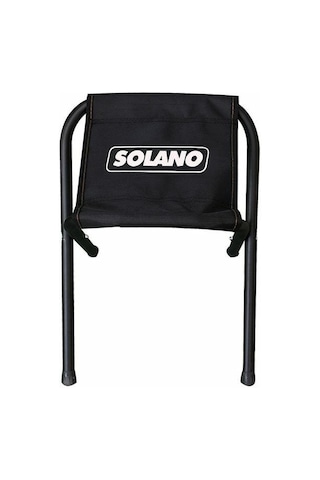 Solano Katlanır Metal Tabure Siyah