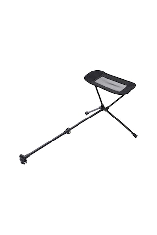 Homyl Katlanır Kamp Sandalyesi Ayak Dayama Aksesuarı Alüminyum Siyah
