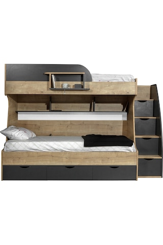 Çocuk Odası, Truva Ranza 3 Kapılı Dolap, Çalışma Masası 90 X 190 CM