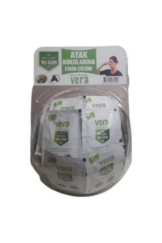 Vera Ayak Ve Ayakkabı Koku Giderici Toz 10 G 48'li Fanus Vera Ayak Ve Ayakkabı Koku Giderici Toz 10 G 48'li Fanus