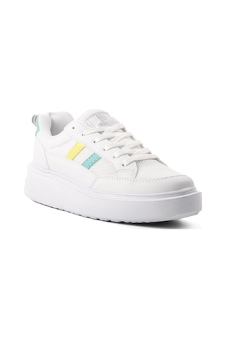 Walkway Deren-g Beyaz-sarı-yeşil Kadın Sneaker 001