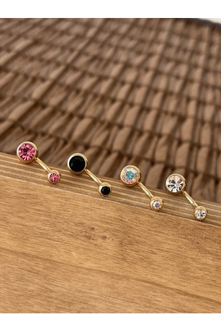 Yüksek Kalite G23 Titanium Siyah Parlak Top Taşlı Titanyum Göbek Piercingi Top 10mm DUMMY 236123179 429