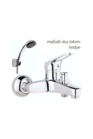 Banyo Bataryası Aç-Kapa Garantili 40'lık Kartuş-duş Takımı Krom