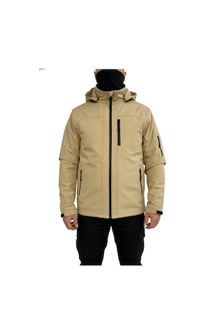 Mysia Outdoor Bej Soft Shell Mont İçi Polarlı Bej