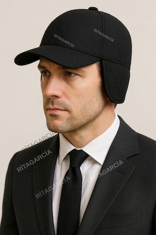 Kışlık Kulaklıklı Şapka Siyah