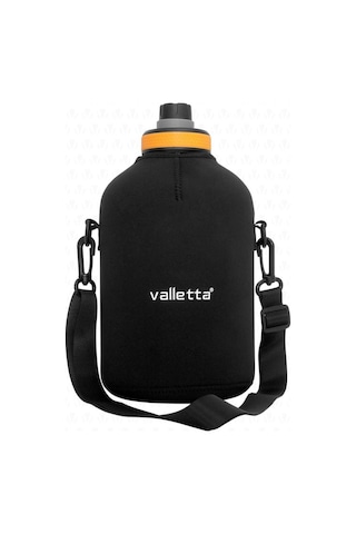 VALLETTA WİNTA MOTİVASYONLU SPORCU SU MATARASI 2,2 LT - SİYAH
