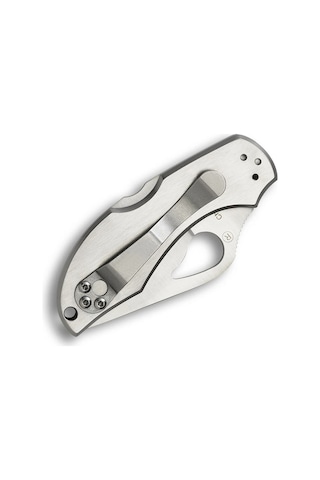 Spyderco Byrd Robin 2 Stainless Plainedge Kamp Çakı Gümüş