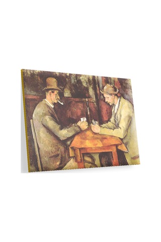 Cakasepetim Kagit Oynayanlar Paul Cezanne Ahşap Mdf Tablo