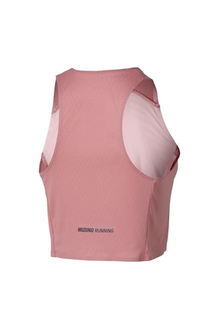 Mizuno Tech Light Crop Top Kadın Tişört Pembe Çok Renkli