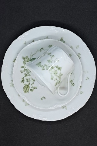 Racine Camargue Duble Vintage Kahve Fincanı 3 Parça 180 Ml Gri