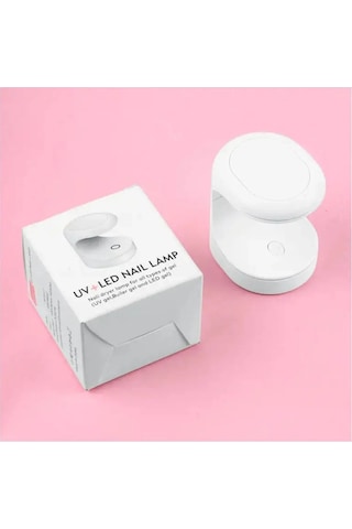 Mini Uv Led Işık Oje Tırnak Kurutucu Tasarımlı Express Protez Tırnak Kiti Kurutma Cilası