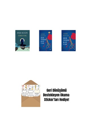 Yarın Yok + Her Yerde Kan Var Midi Boy + Her Yerde Kan Var Ciltli + Okuma Sticker'ları