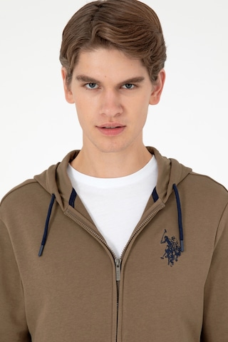 U.s. Polo Assn. Erkek Haki Sweatshirt 50295147-vr027 Haki