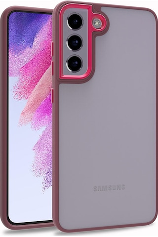 Galaxy S21 Fe Uyumlu Zore Flora Kılıf-kırmızı Kirmizi