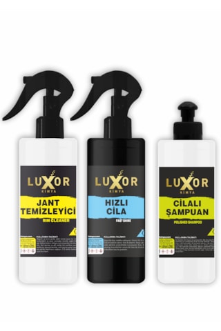 Luxor Kimya 200ml 5'li Oto Bakım Seti Oto Yıkama Seti