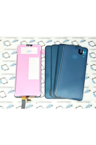 Tkgz - P20 Lite Lcd Ekran Dokunmatik + Pil Kapağı (B-7000) (472342069) Altın