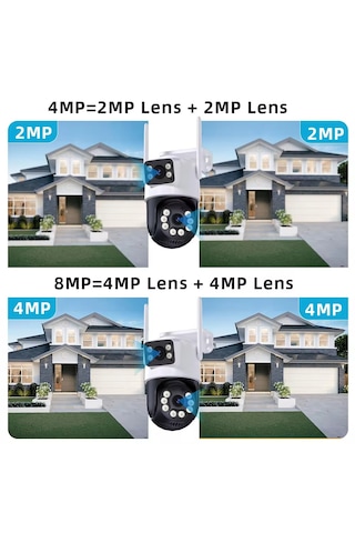 Wifi Speed Çift Kamera 2mp+2mp Uzaktan Izleme